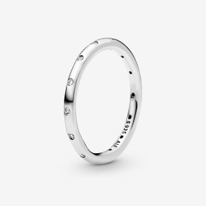 Bande Pandora Simple Sparkling Argent | 5026-XGKCS