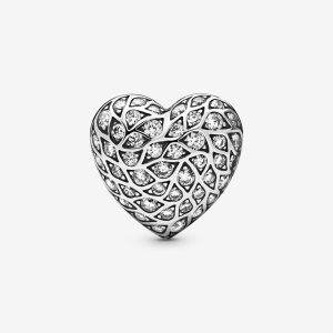Étalon Pandora Sparkling Pattern Argent | 7598-KMYWS